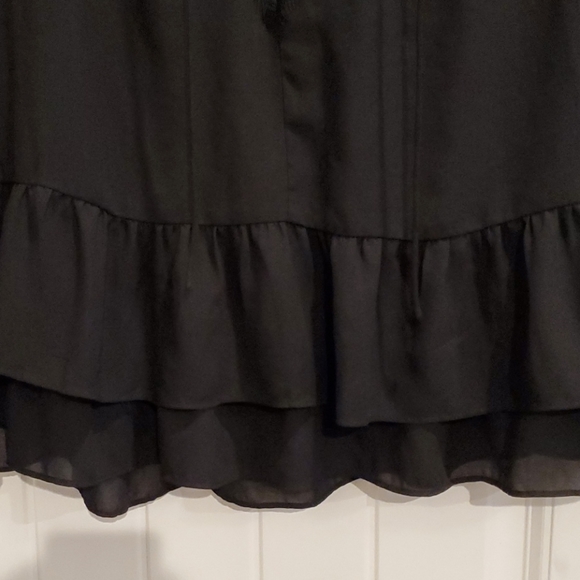 Black Ruffle Blouse - Picture 3 of 4